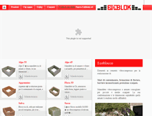 Tablet Screenshot of ecoblocco.it